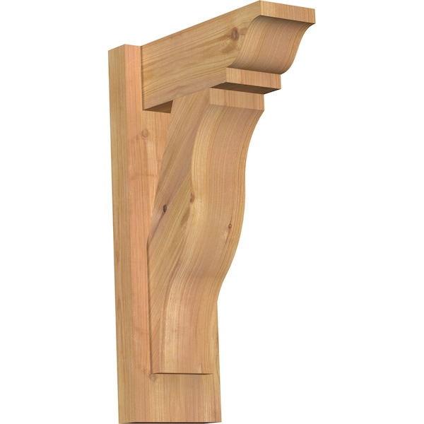 Ekena Millwork Funston Traditional Smooth Outlooker, Western Red Cedar, 5 1/2"W x 12"D x 20"H OUT06X12X20FST01SWR - main